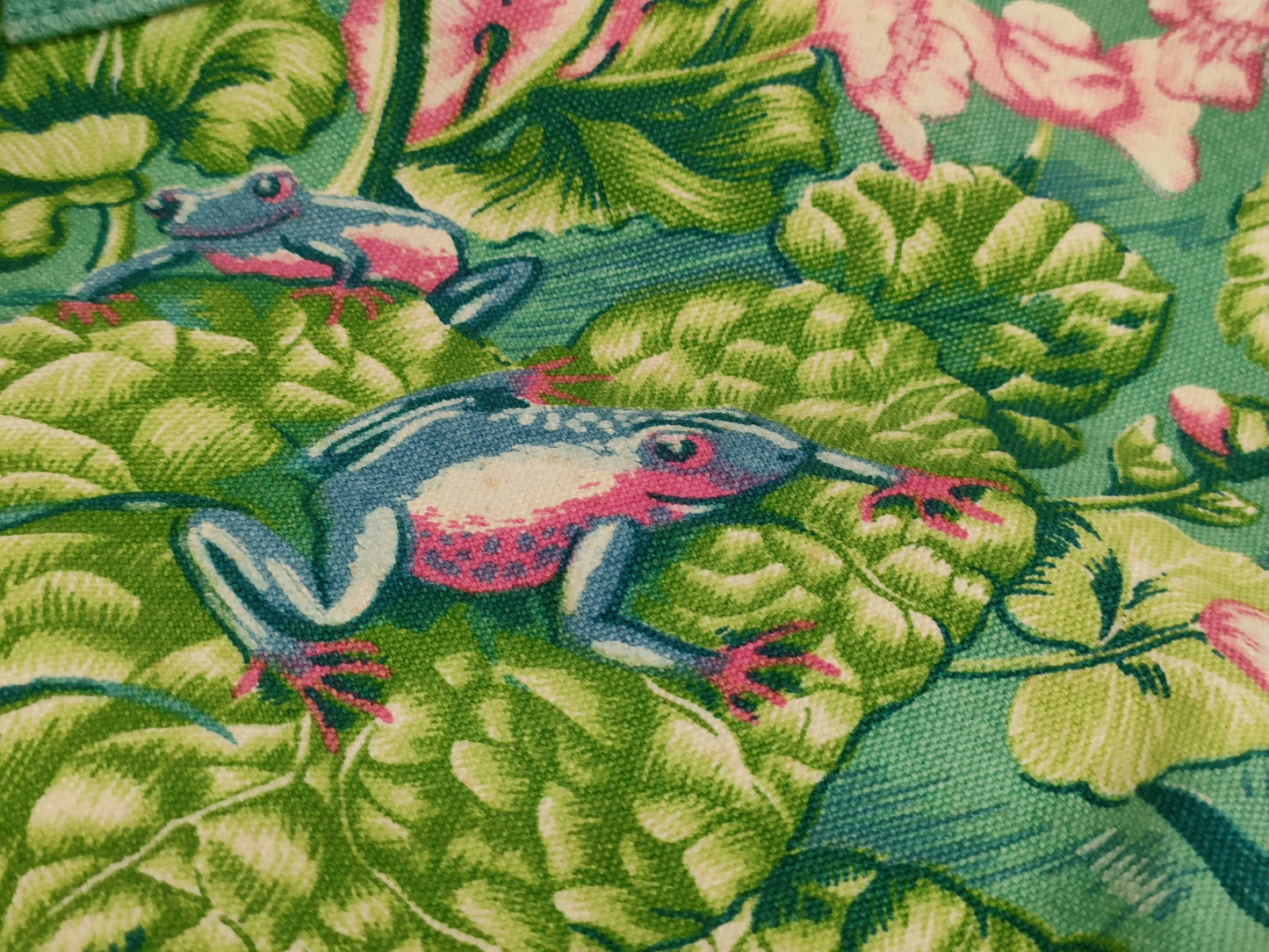 HERMES Frog Flower Tote Bag Tote Bag