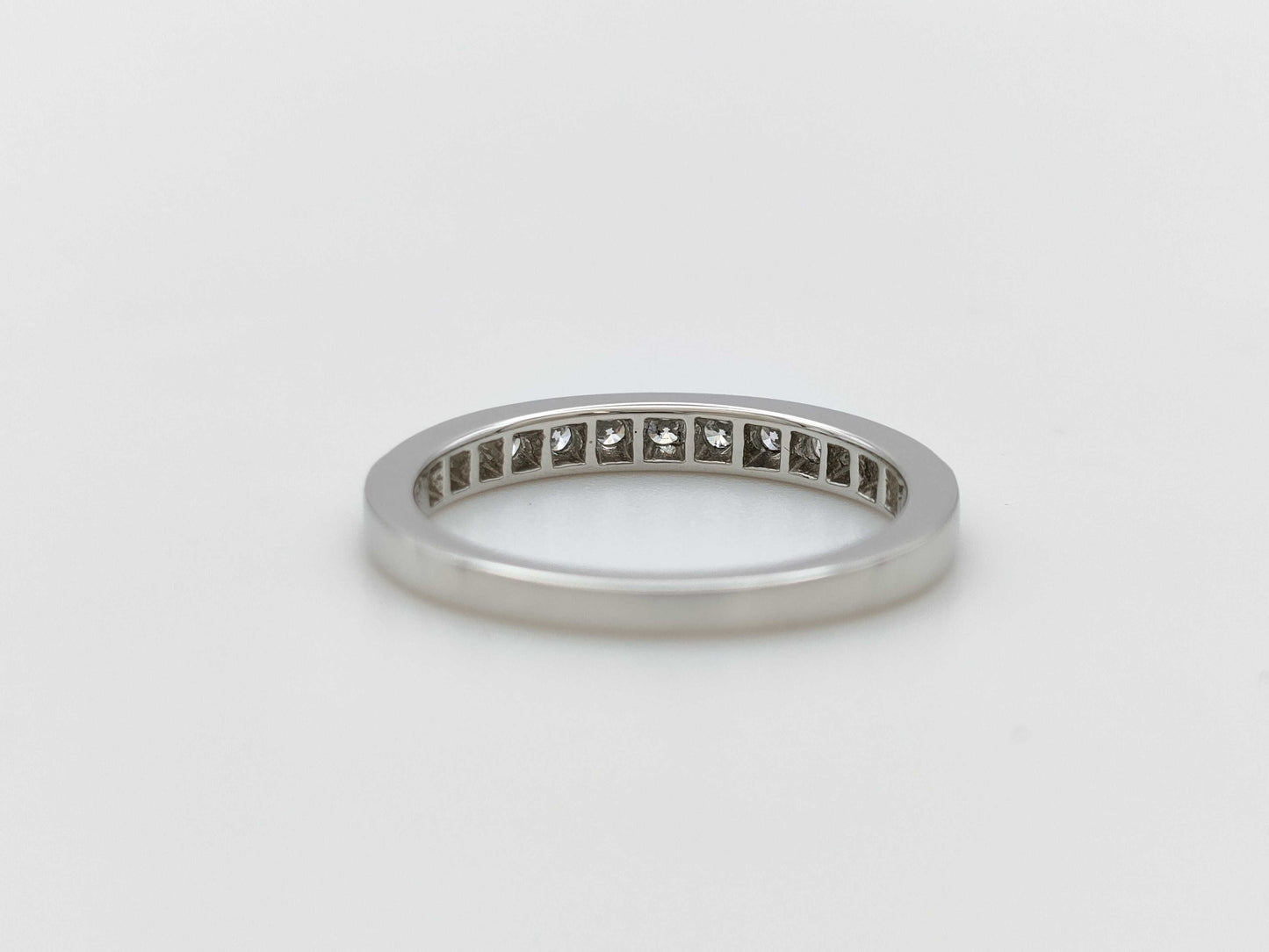 Tiffany & Co. Tiffany & Co. Half Eternity Diamond Ring, PT950, 3.0g