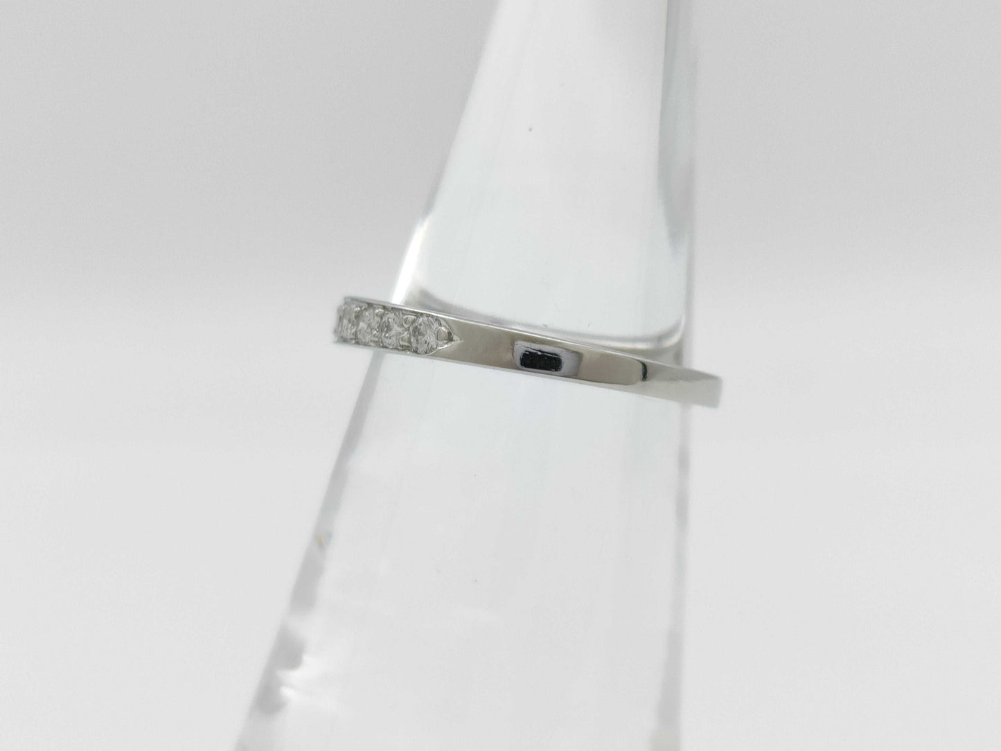 Tiffany & Co. Tiffany & Co. Half Eternity Diamond Ring, PT950, 3.0g