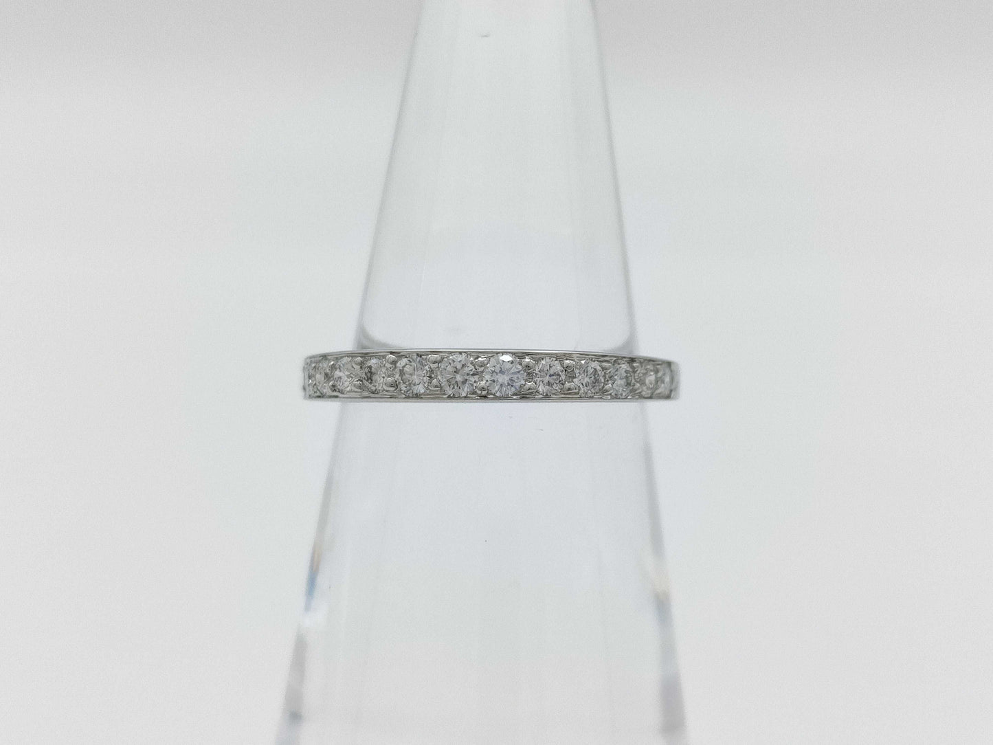 Tiffany & Co. Tiffany & Co. Half Eternity Diamond Ring, PT950, 3.0g