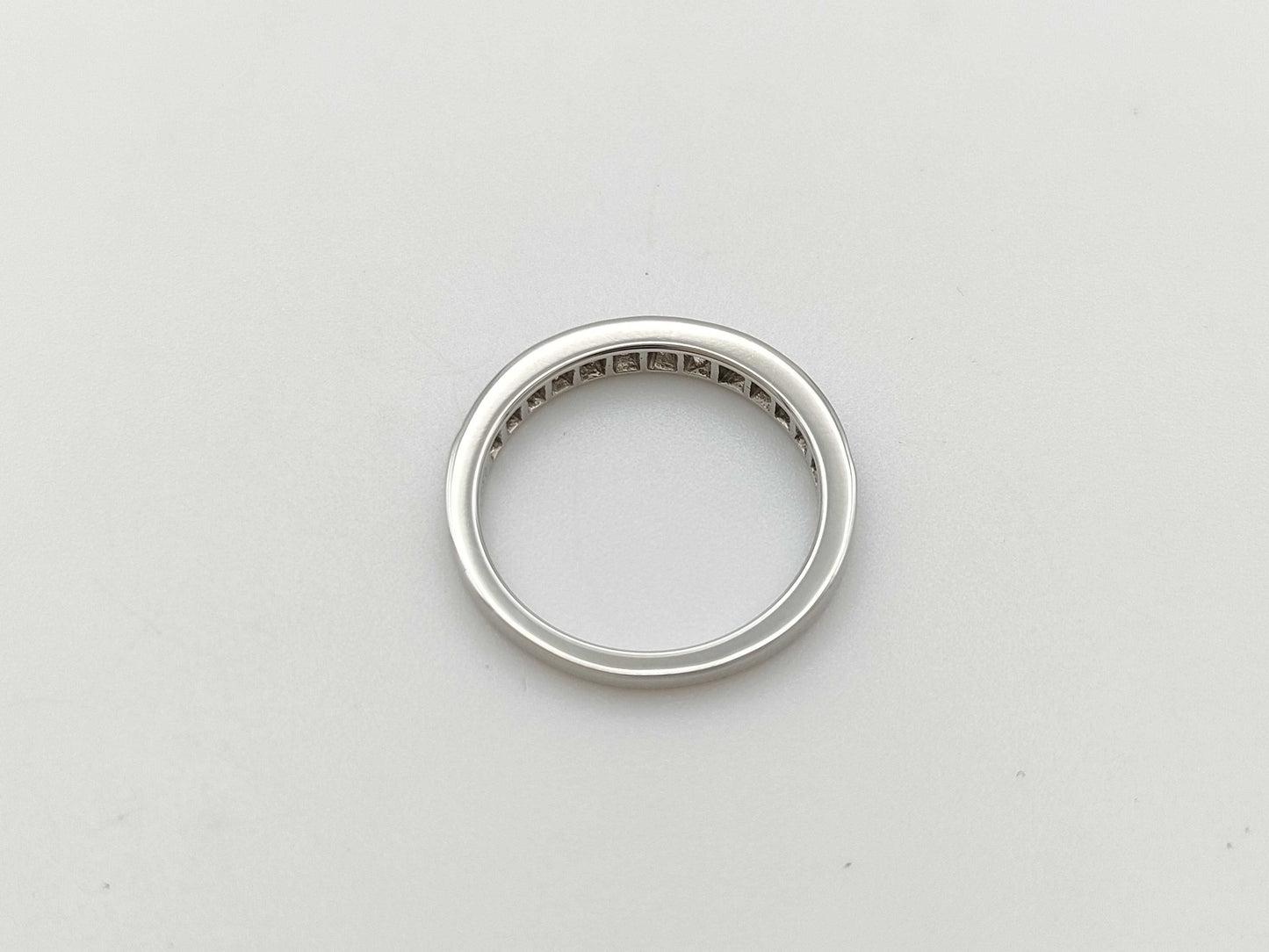 Tiffany & Co. Tiffany & Co. Half Eternity Diamond Ring, PT950, 3.0g