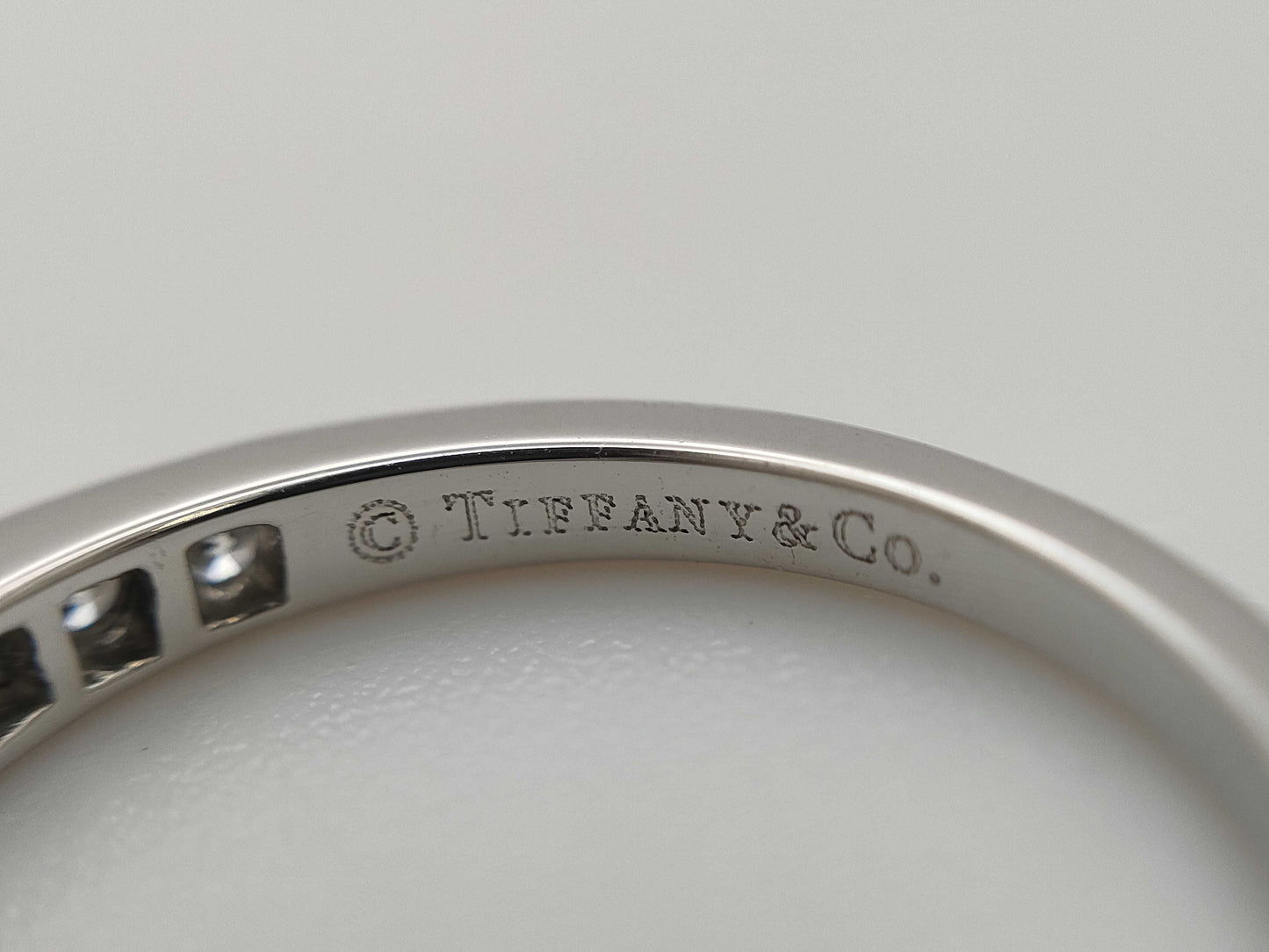 Tiffany & Co. Tiffany & Co. Half Eternity Diamond Ring, PT950, 3.0g