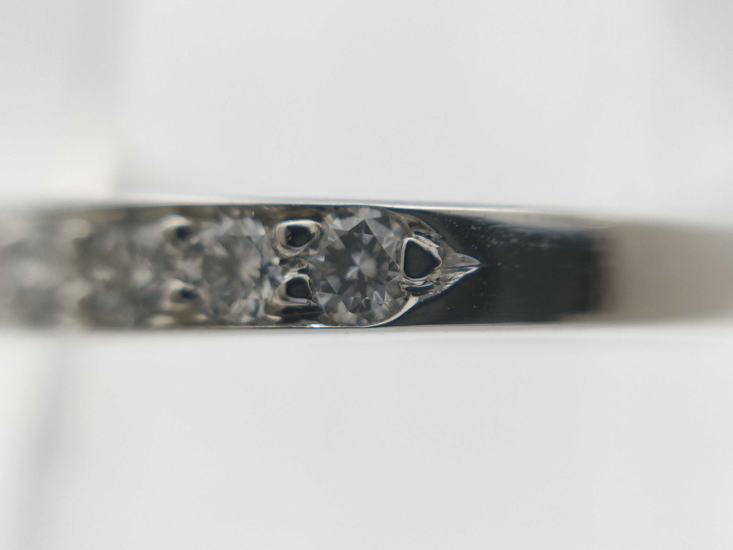 Tiffany & Co. Tiffany & Co. Half Eternity Diamond Ring, PT950, 3.0g