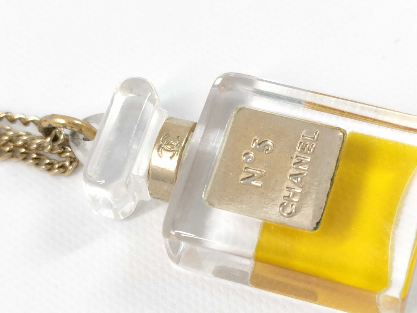 CHANEL CHANEL Necklace Perfume Small Size Coco Mark Necklace