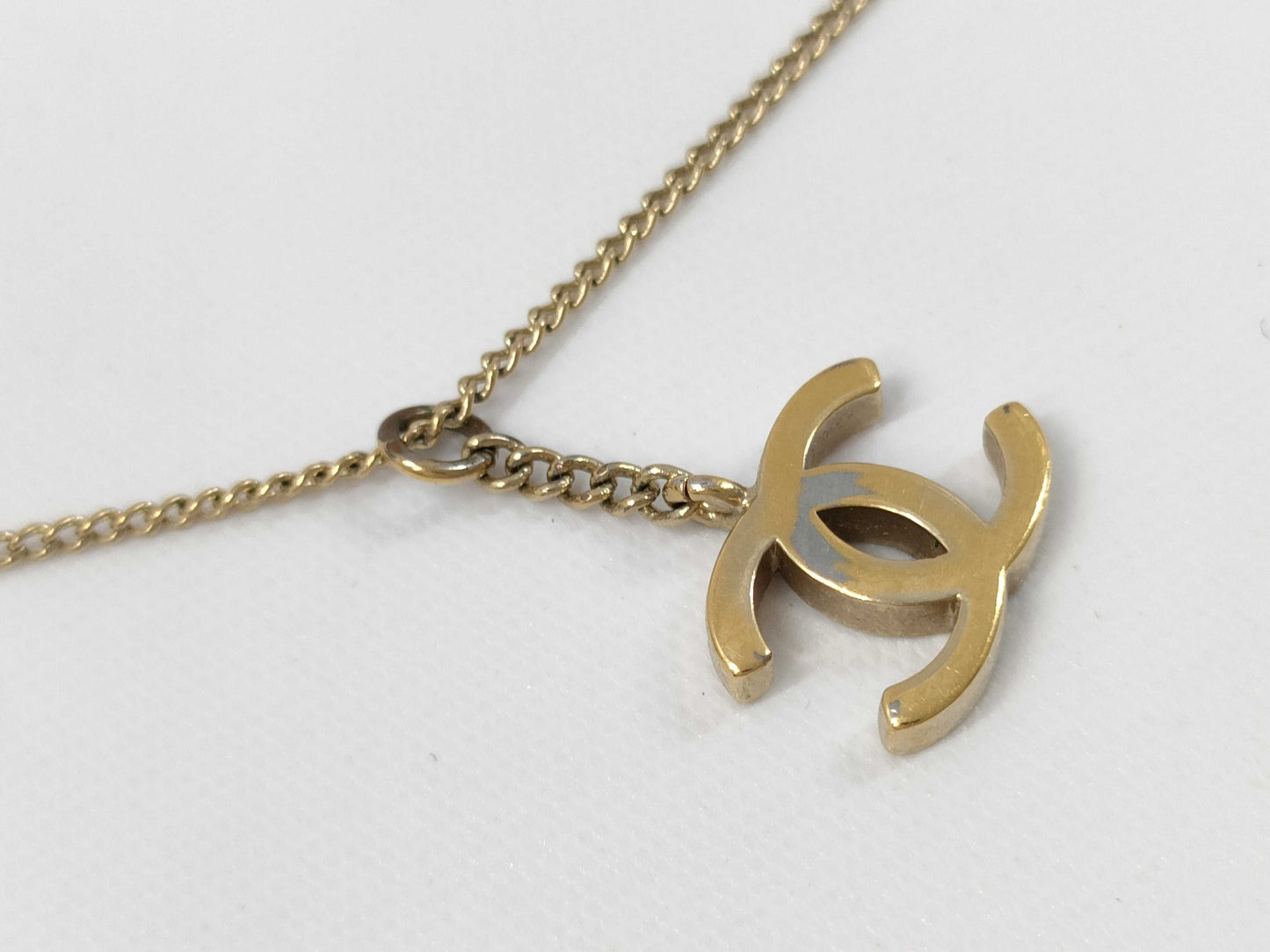 CHANEL CHANEL Necklace Perfume Small Size Coco Mark Necklace