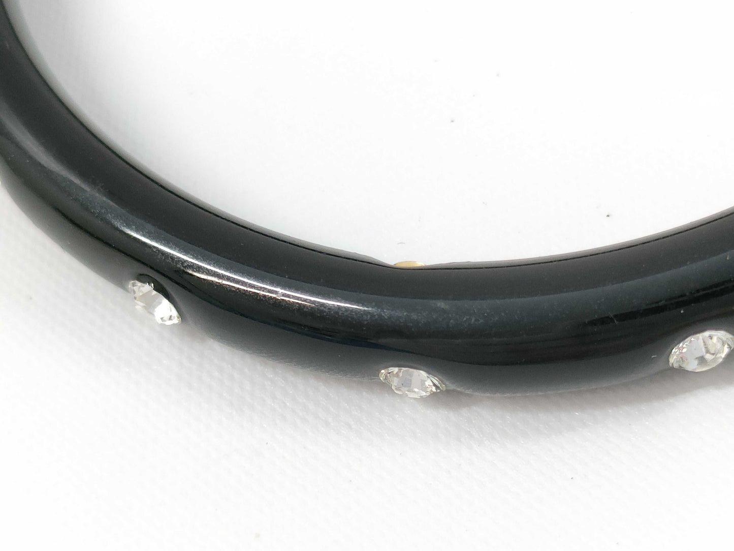 CHANEL CHANEL Bangle Bracelet 00A Black White 2-Piece Bracelet