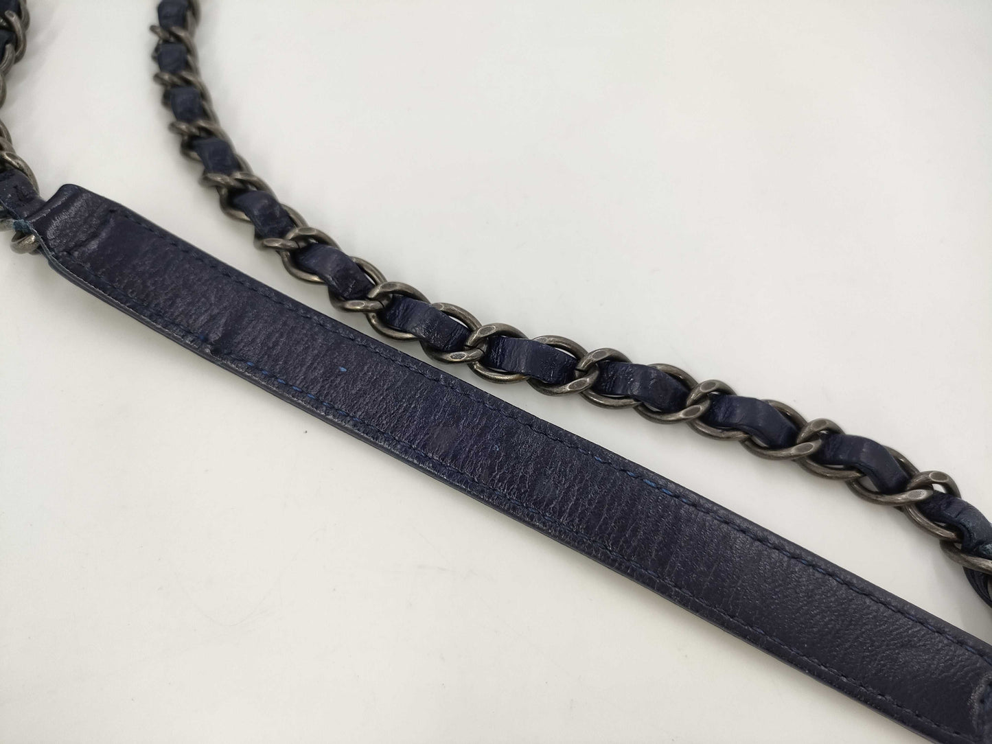 CHANEL Matte Lace Shoulder Bag
