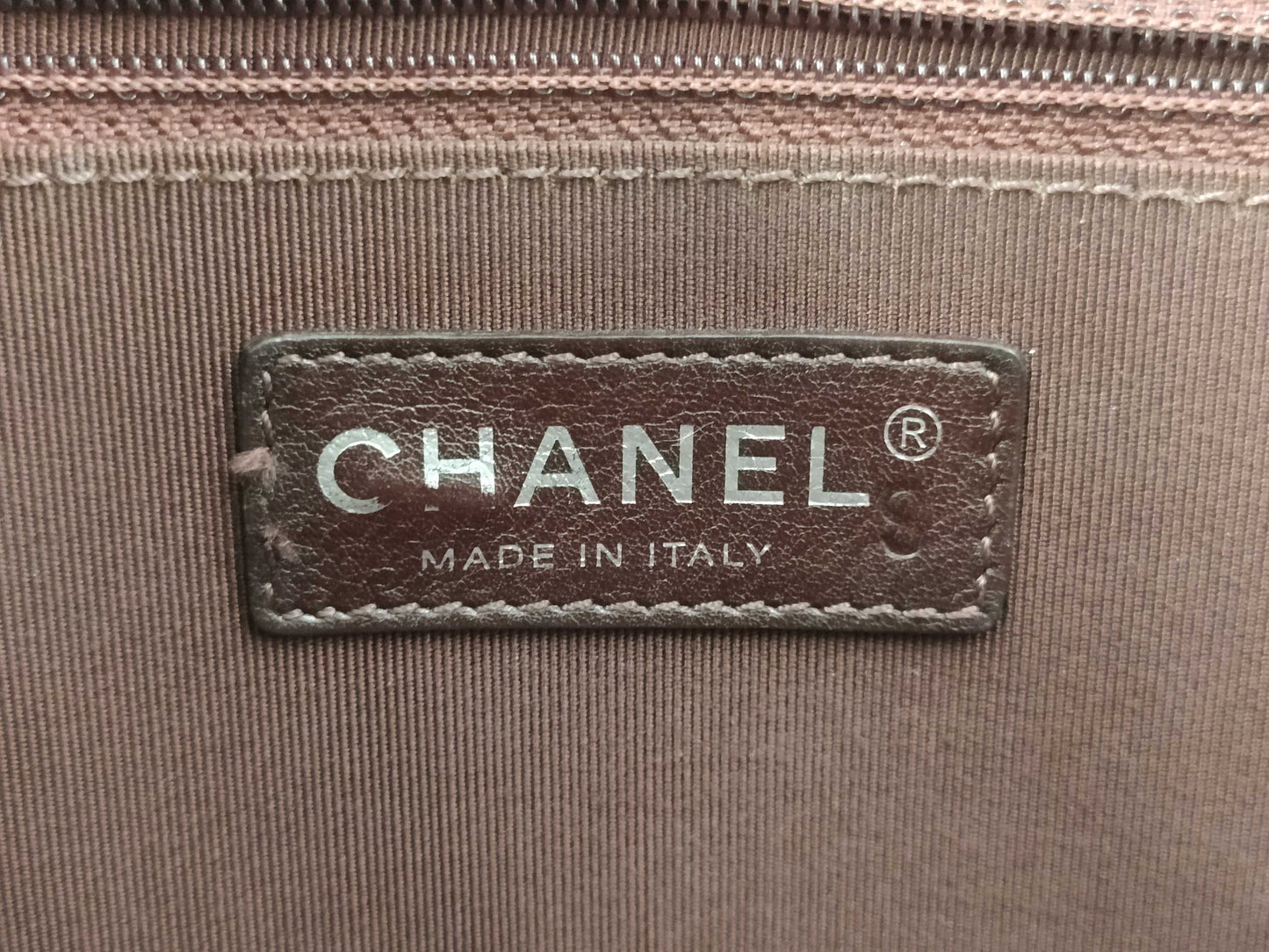 CHANEL Matte Lace Shoulder Bag