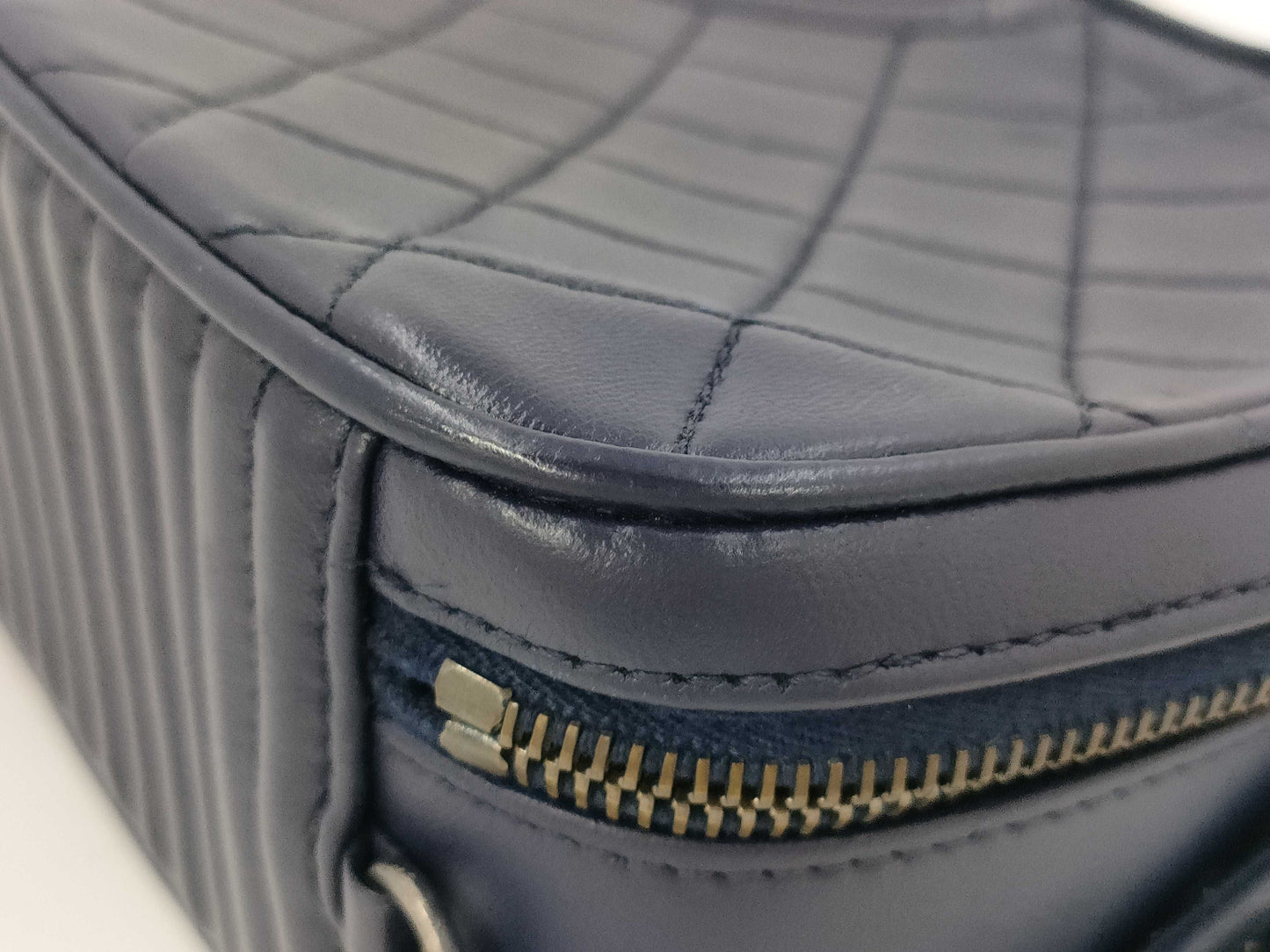 CHANEL Matte Lace Shoulder Bag