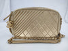 CHANEL Matte Lace Shoulder Bag