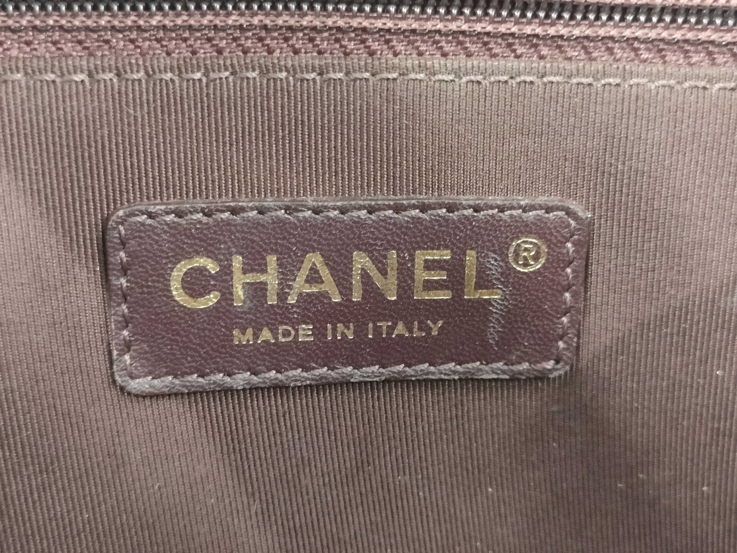 CHANEL Matte Lace Shoulder Bag