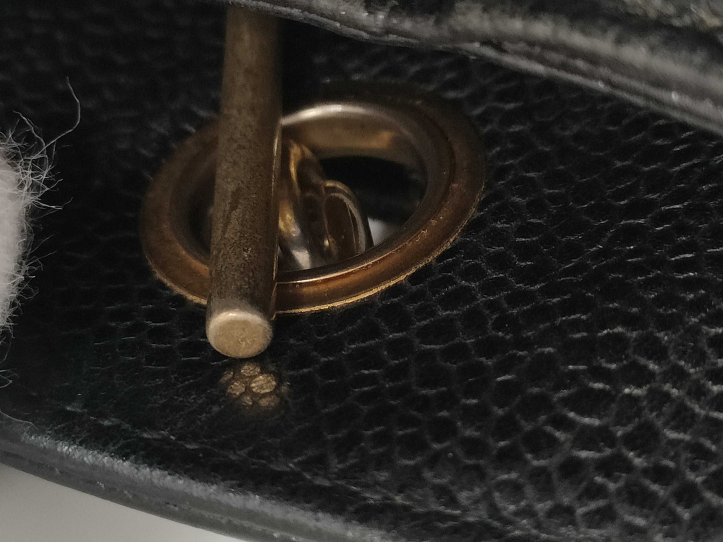 CHANEL CHANEL Supermodel Caviar Skin Chain Tote Bag with Seal and Card, No. 4, Turn Lock