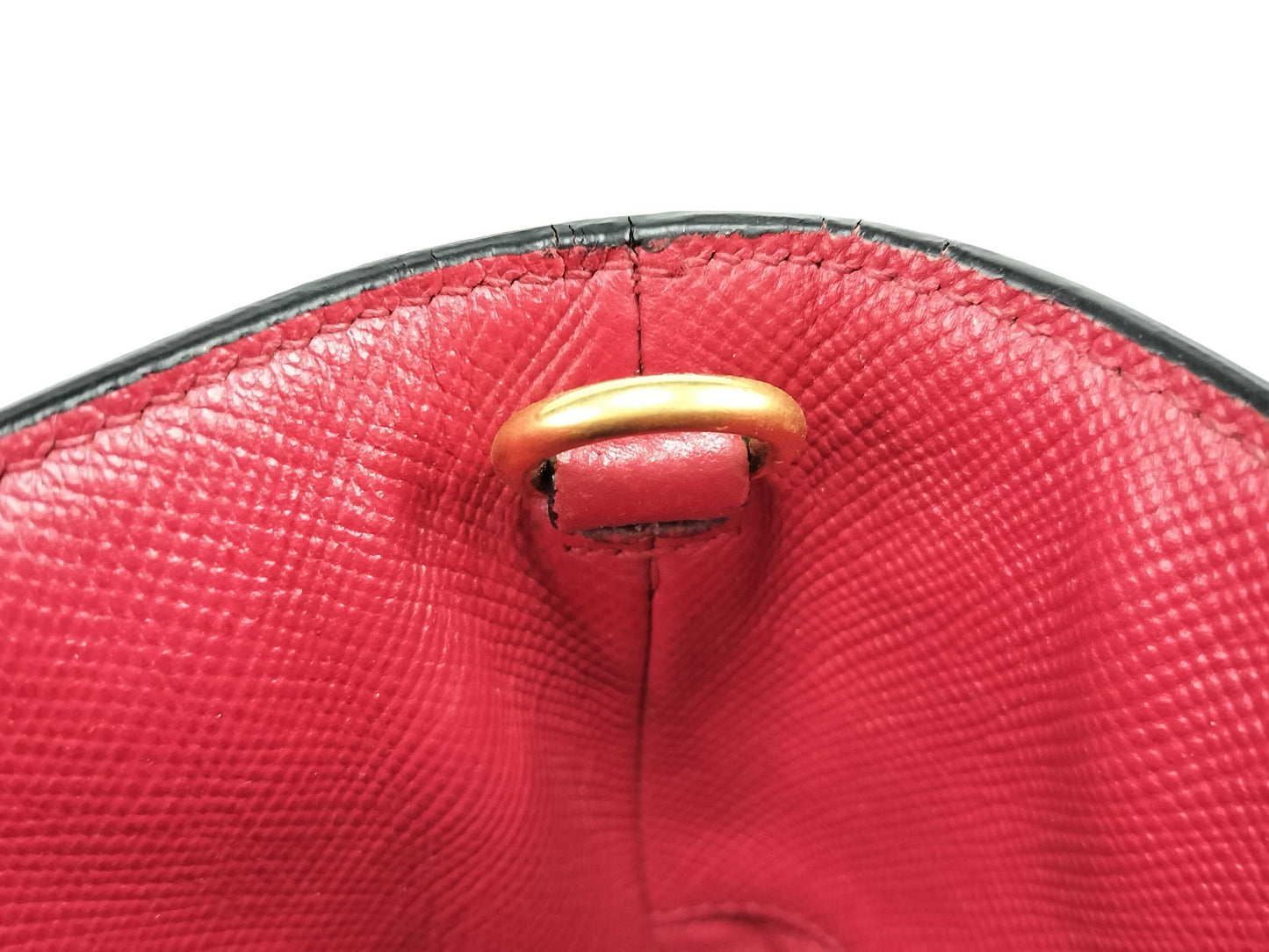 PRADA PRADA Leather Tote Bag Red Tote Bag