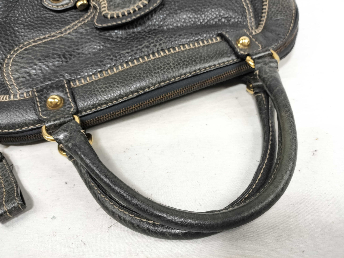 GUCCI GUCCI Horsebit Leather Handbag Shoulder Bag