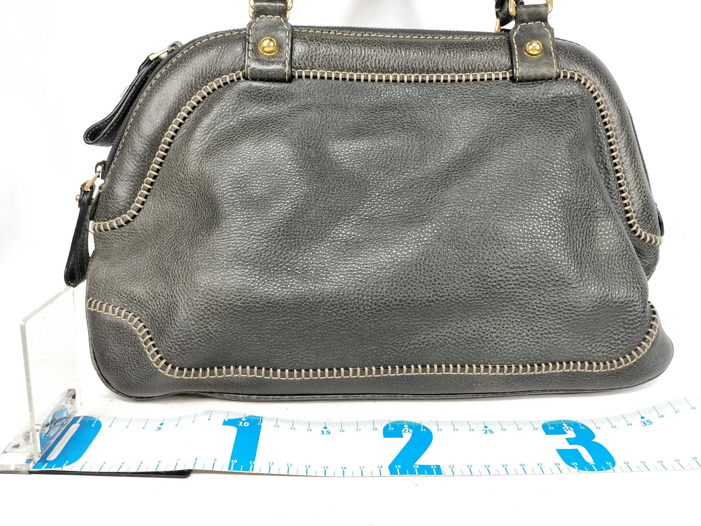 GUCCI GUCCI Horsebit Leather Handbag Shoulder Bag