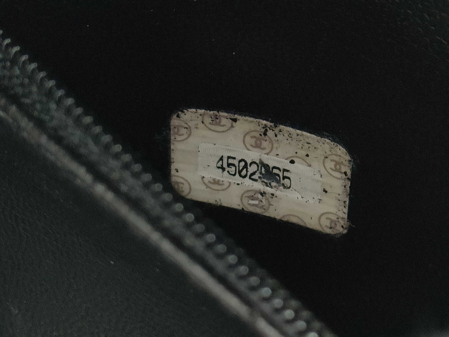 CHANEL Coco Mark 2-way Caviar Skin Hand/Shoulder Vanity Bag 4502965 Handbag