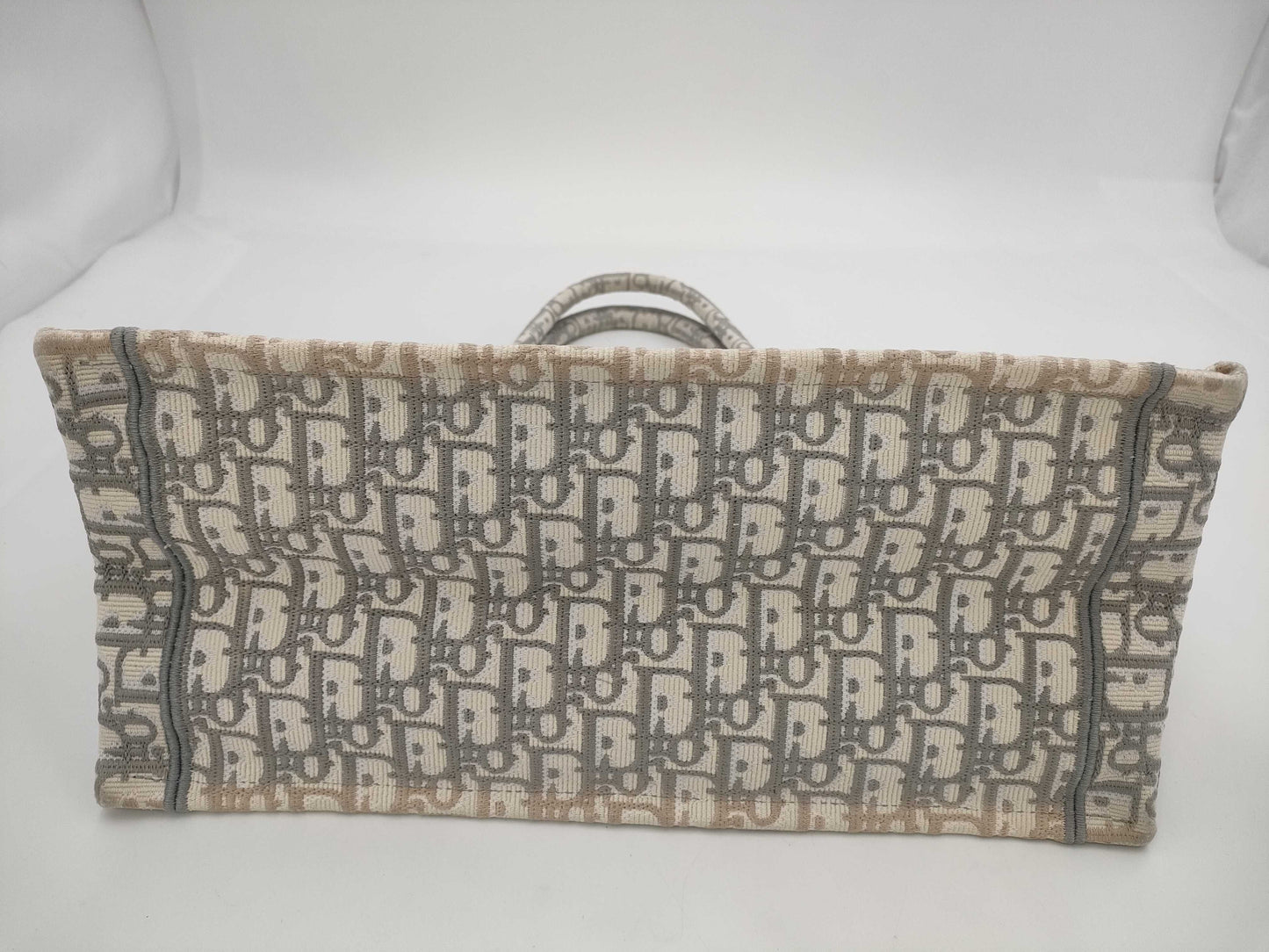 Dior Christian Dior Dior Book Tote Tote Bag Handbag Trotter 50-MA-0251 Gray Bag