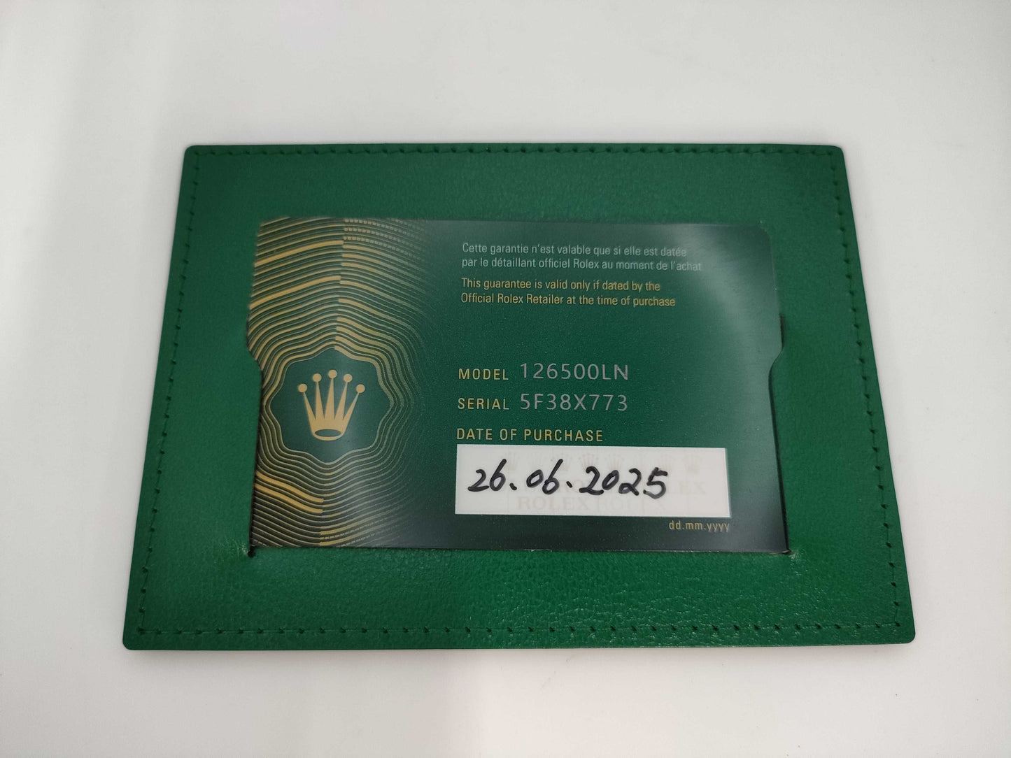 ROLEX 126500LN 5F38X773 Men's Watch