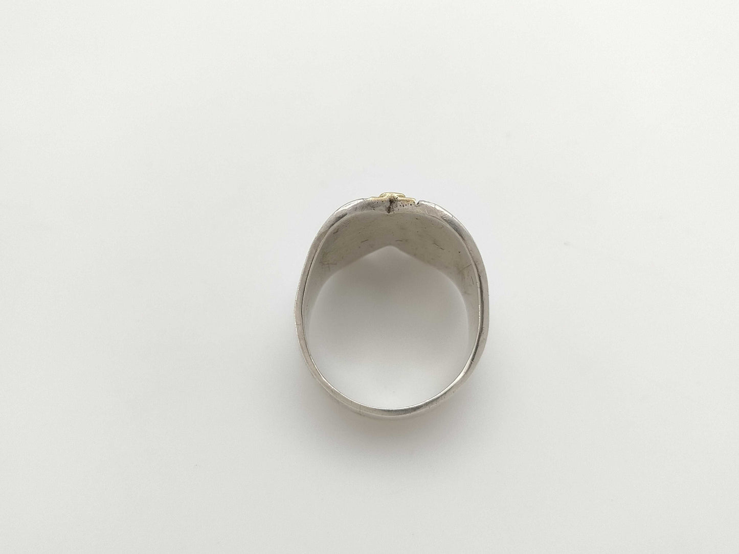 HERMES Zipper Motif Ring, Combination Colors, Size 13