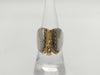HERMES Zipper Motif Ring, Combination Colors, Size 13