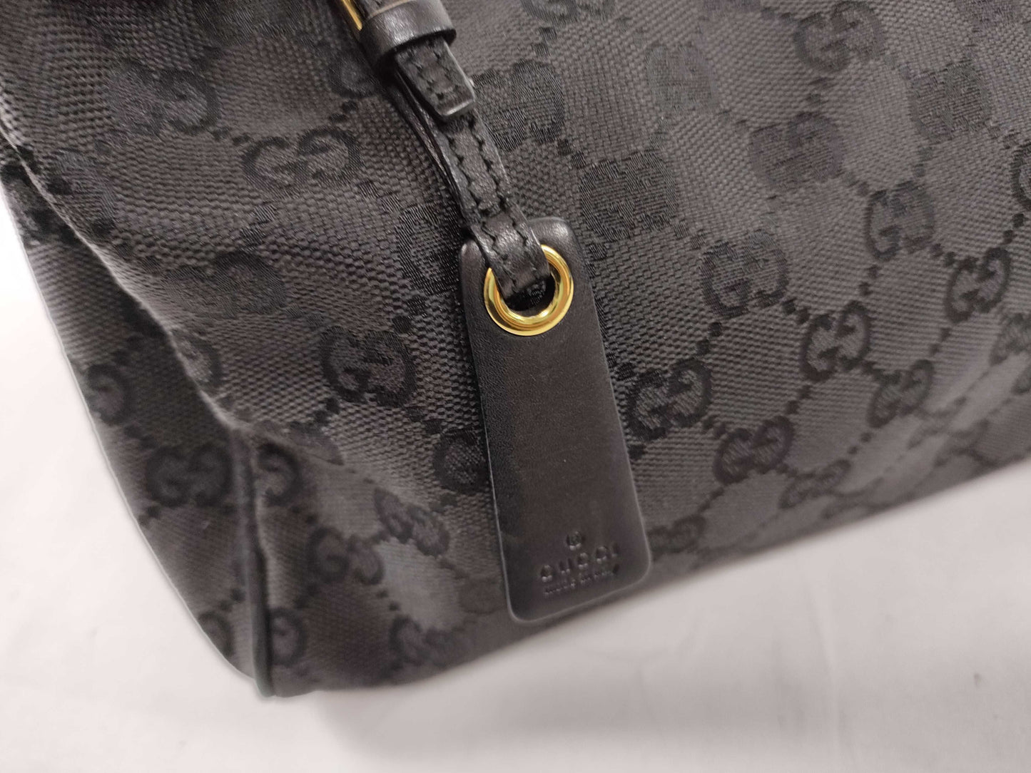 GUCCI 92699 Shoulder Bag, GG Canvas, One-Shoulder, Black