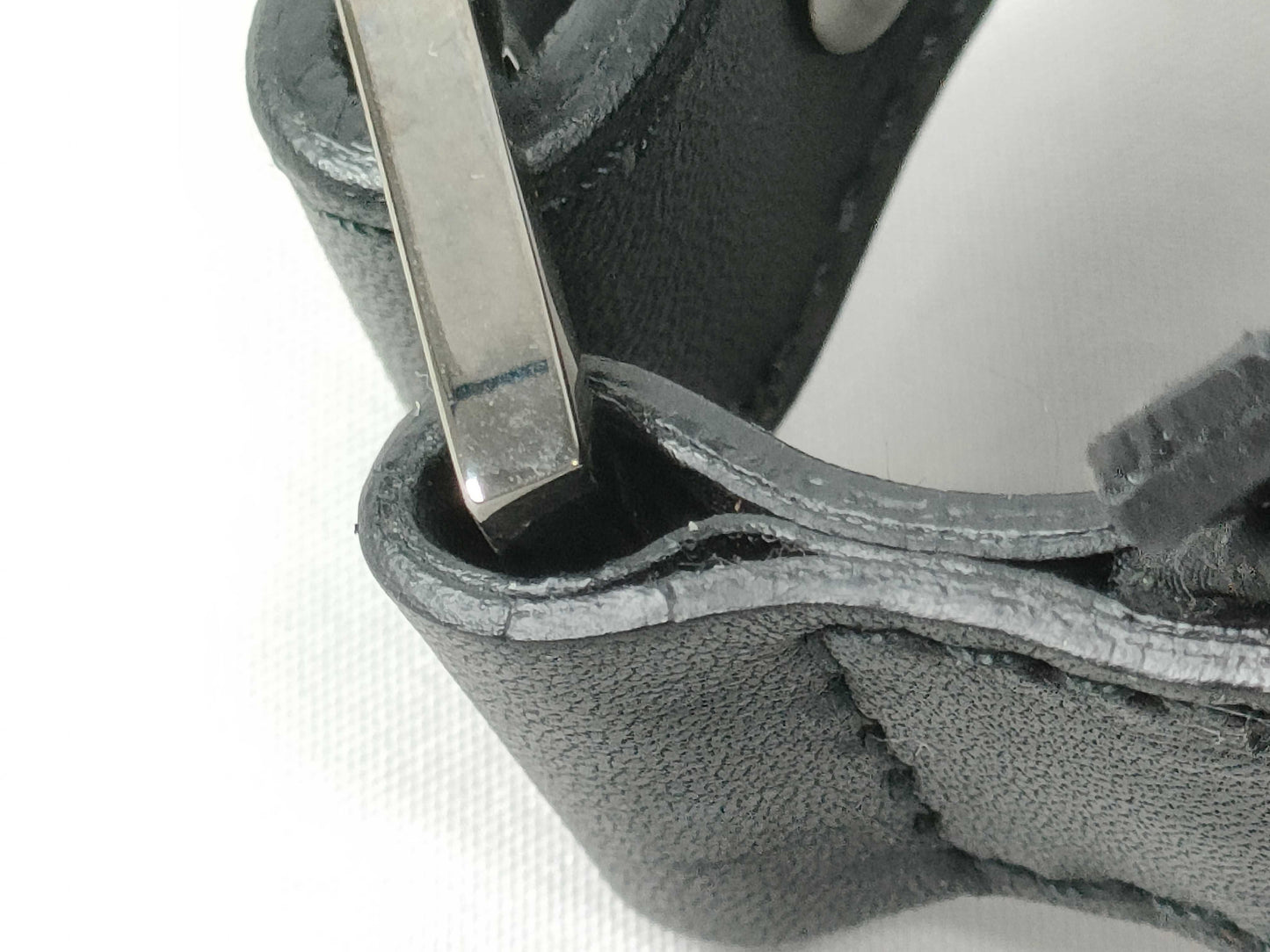 GUCCI 039 1147 Mini Bag Handbag Micro GG Nylon Leather Black Pouch