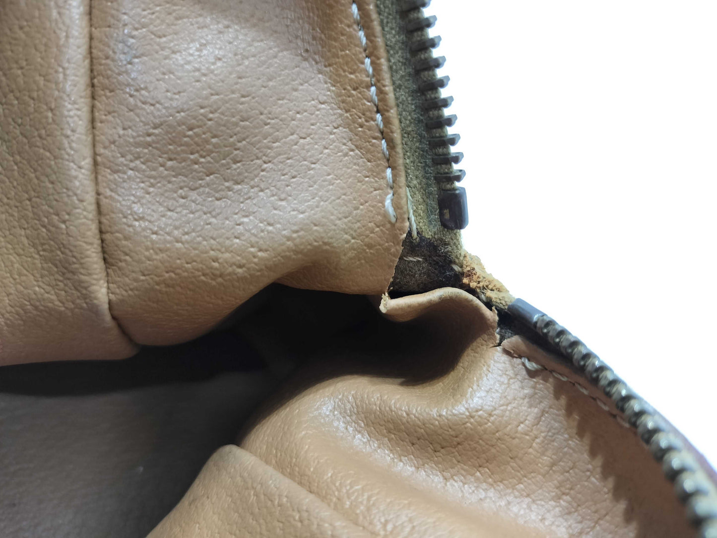 CELINE M93 Macadam Handbag, Brown PVC