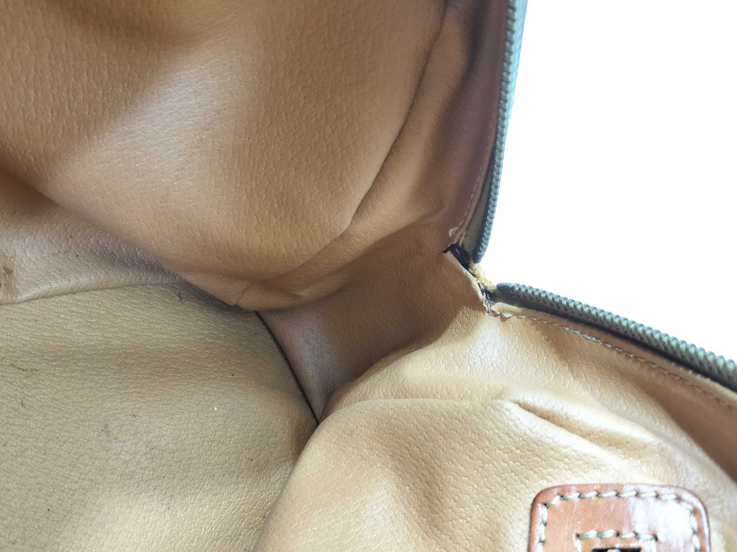 CELINE M93 Macadam Handbag, Brown PVC