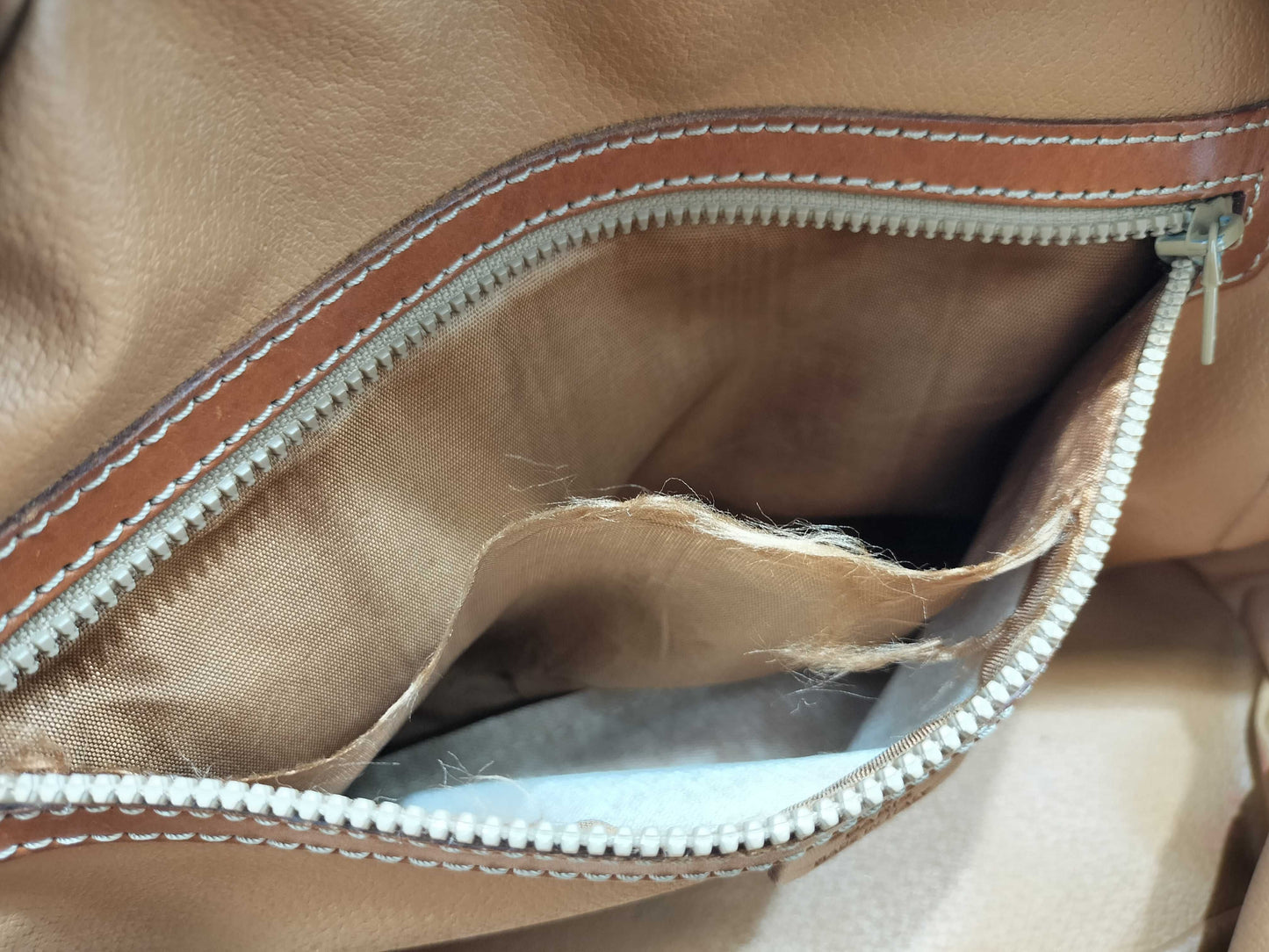 CELINE M93 Macadam Handbag, Brown PVC