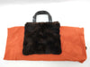 LOEWE Loewe handbag mini bag leather fur black brown handbag