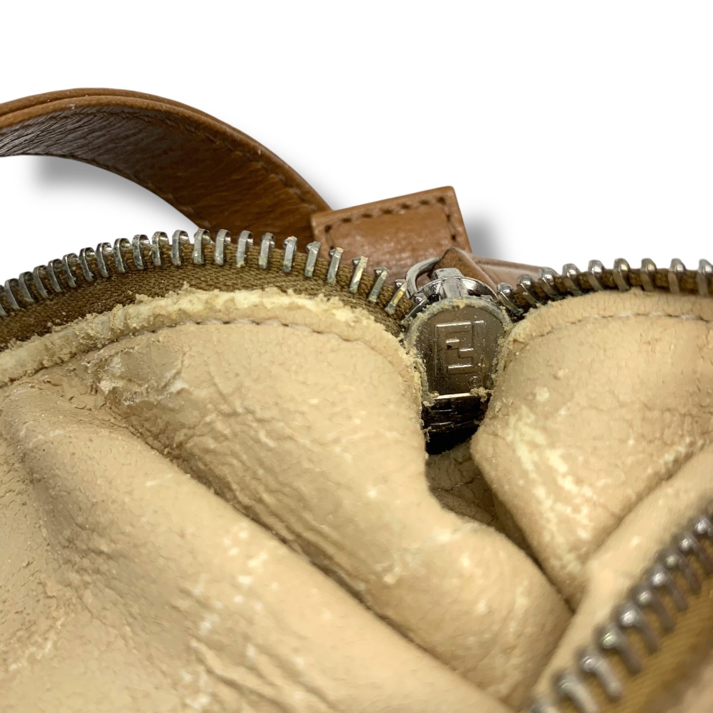 FENDI Accessory Pouch Wool Handbag