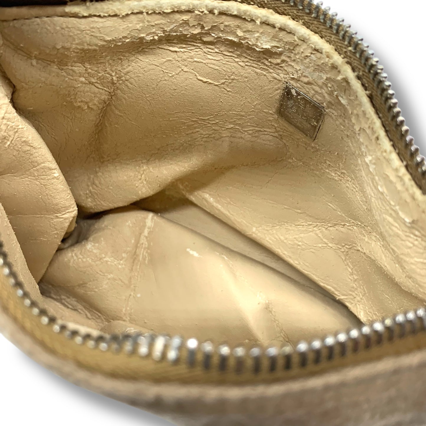 FENDI Accessory Pouch Wool Handbag