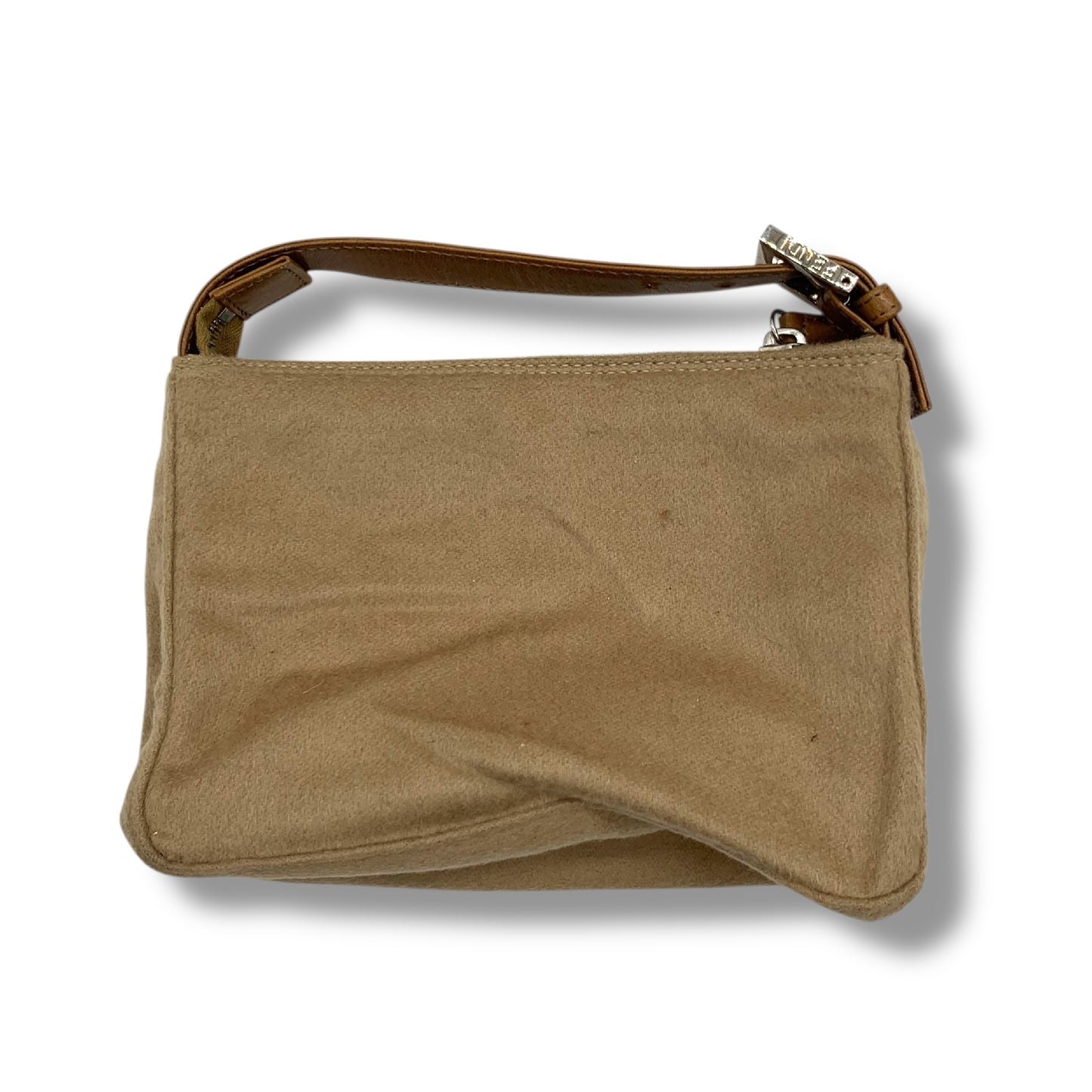 FENDI Accessory Pouch Wool Handbag