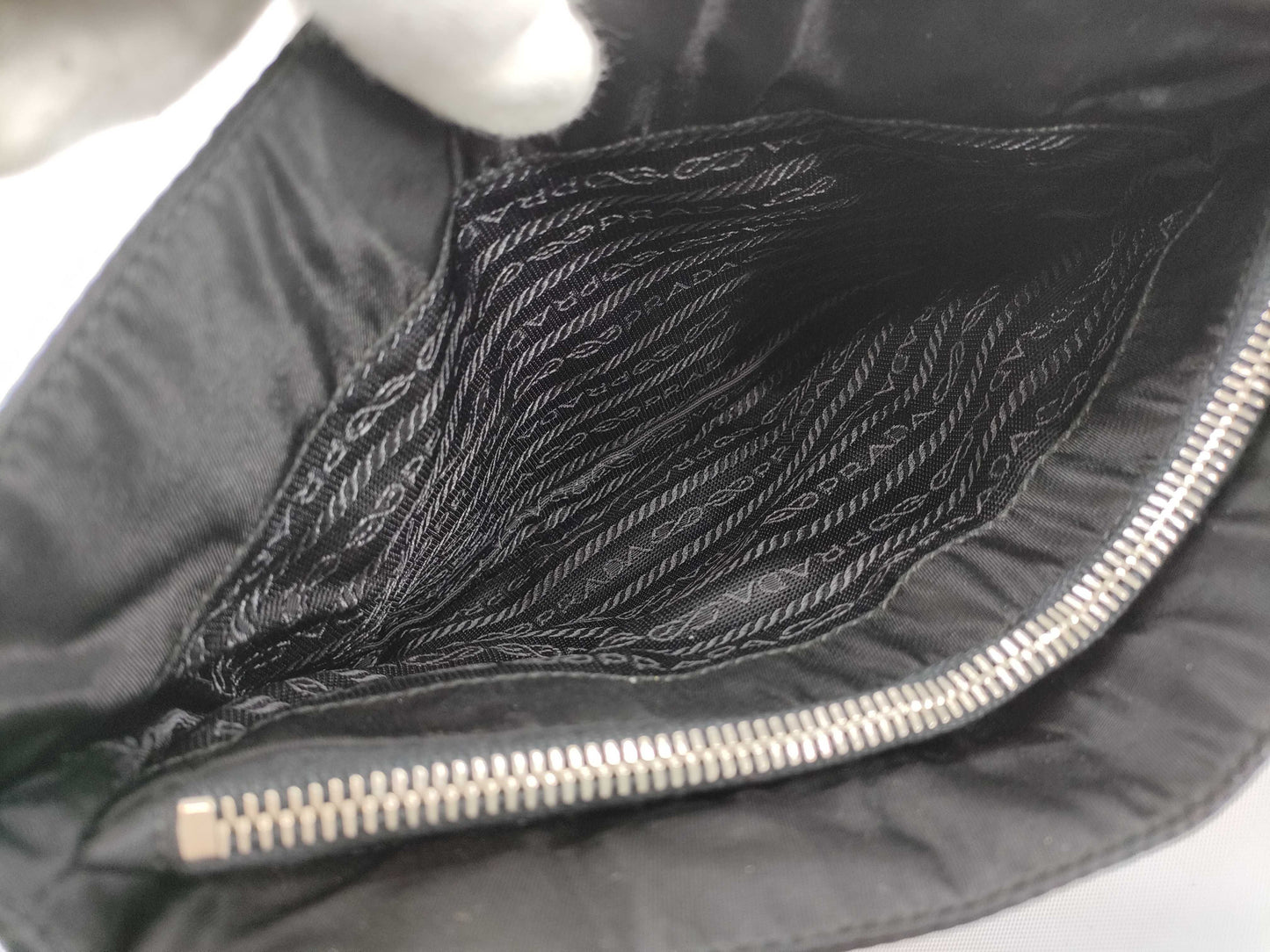 PRADA Nylon Triangle Logo One-Shoulder Bag Shoulder Bag