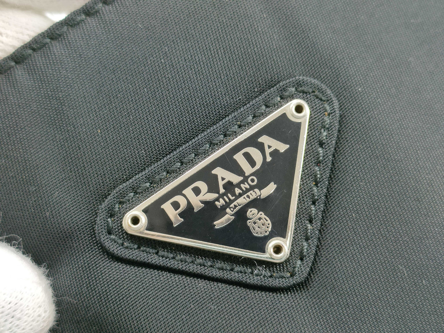 PRADA Nylon Triangle Logo One-Shoulder Bag Shoulder Bag