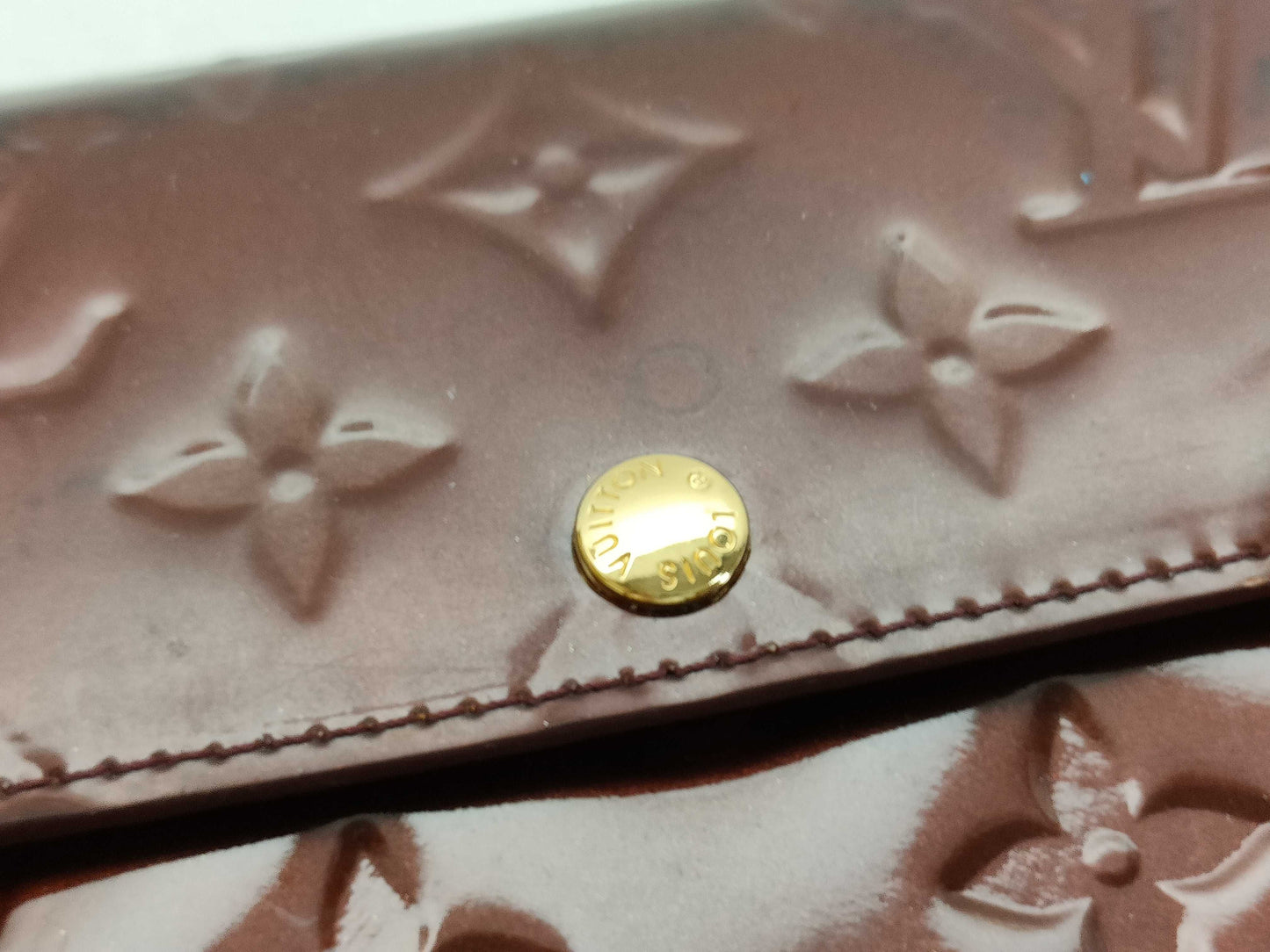 LOUIS VUITTON Vernis Portefeuille Sarah M93524 Wallet