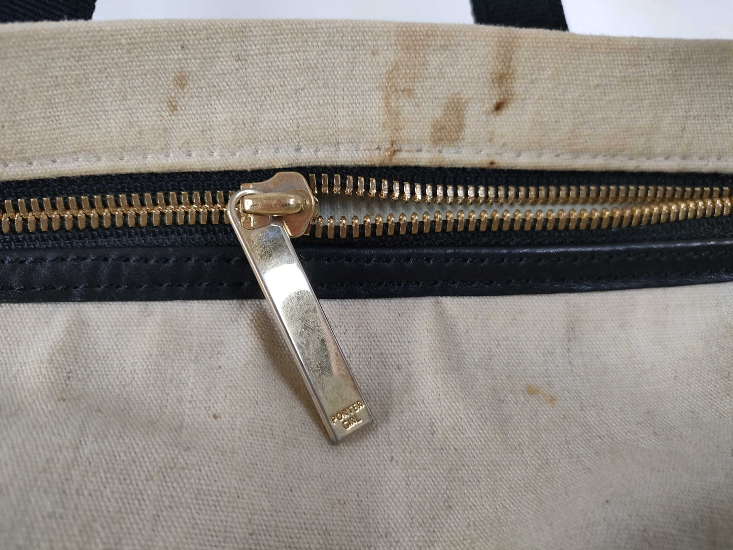 PORTER 2-way canvas handbag
