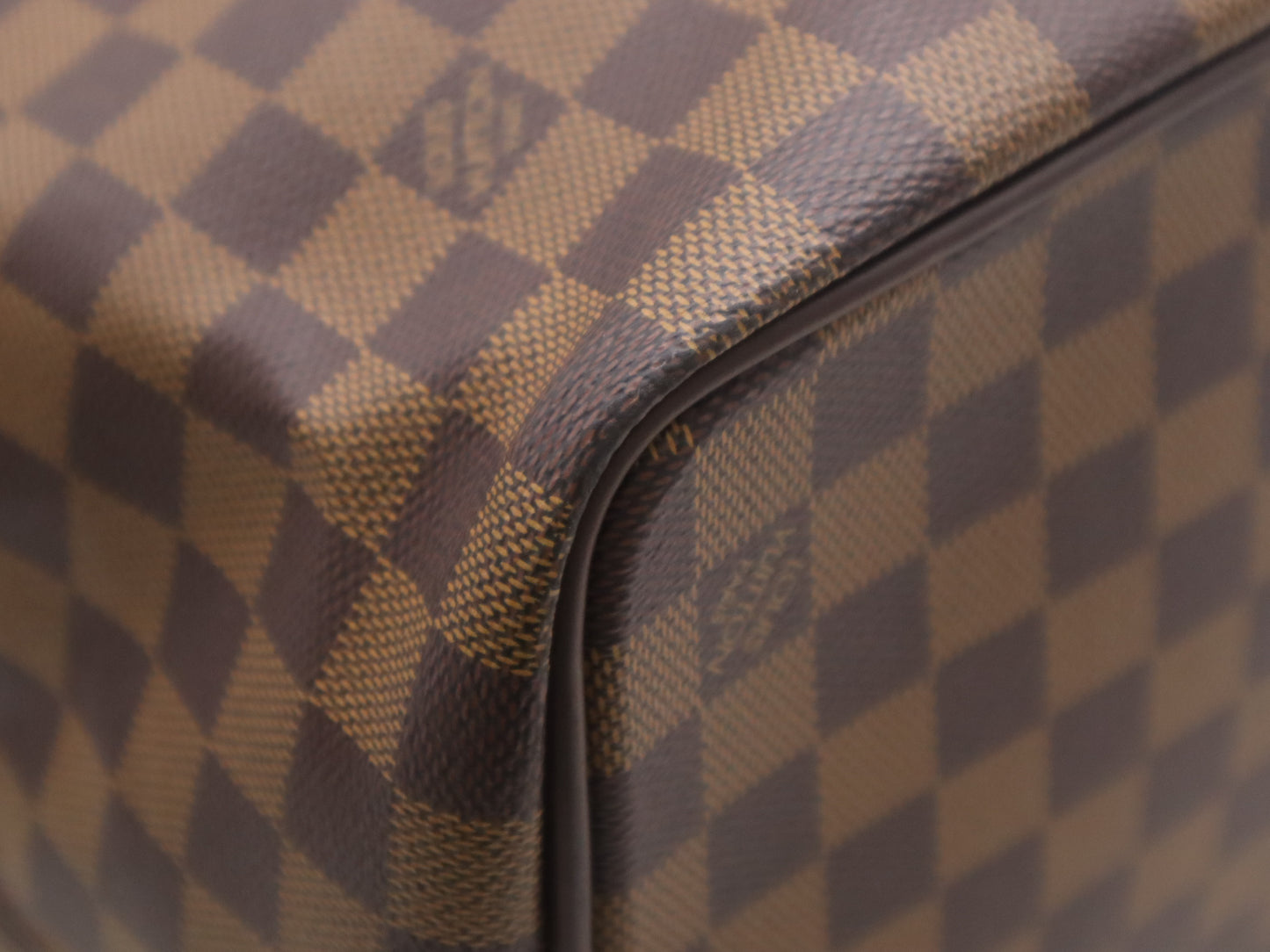 LOUIS VUITTON N41165 Damier Greenwich PM Tote Bag with Name Tag