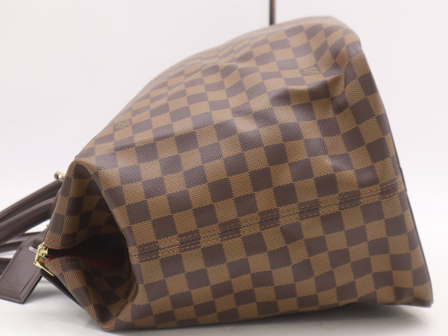 LOUIS VUITTON N41165 Damier Greenwich PM Tote Bag with Name Tag