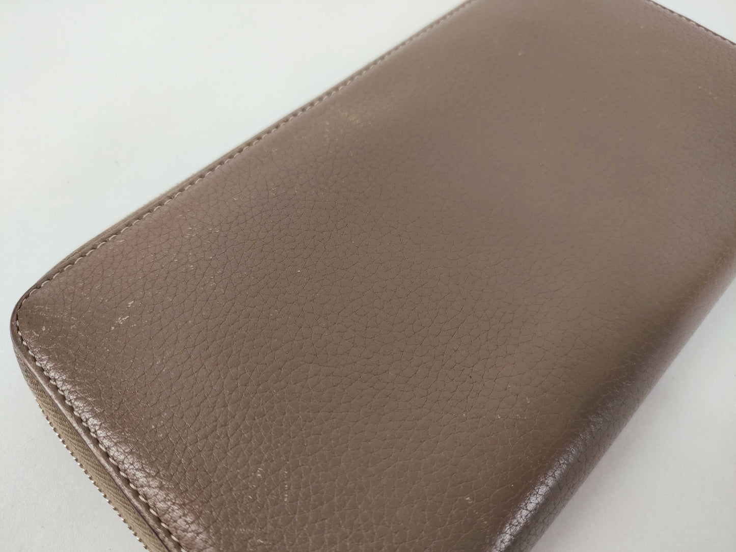 CELINE long wallet with zipper, gray