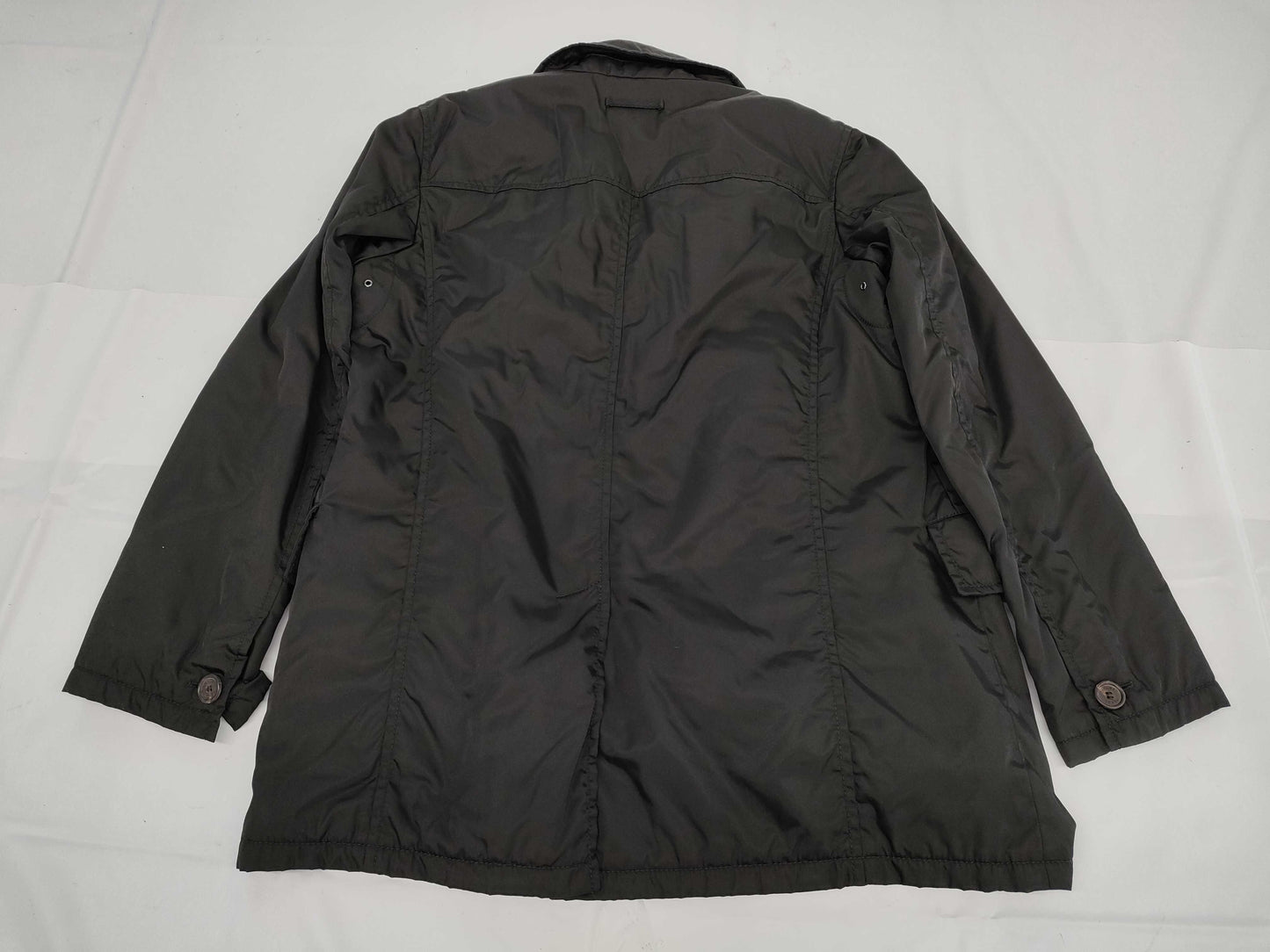 PRADA PRADA Prada Double-Breasted Coat, Padded, Black, Men's, Size S