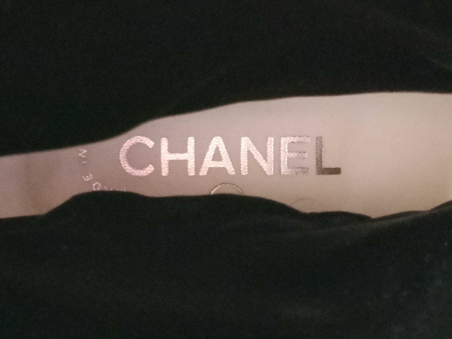 CHANEL Boots/Size 38/Black/Leather Other Shoes