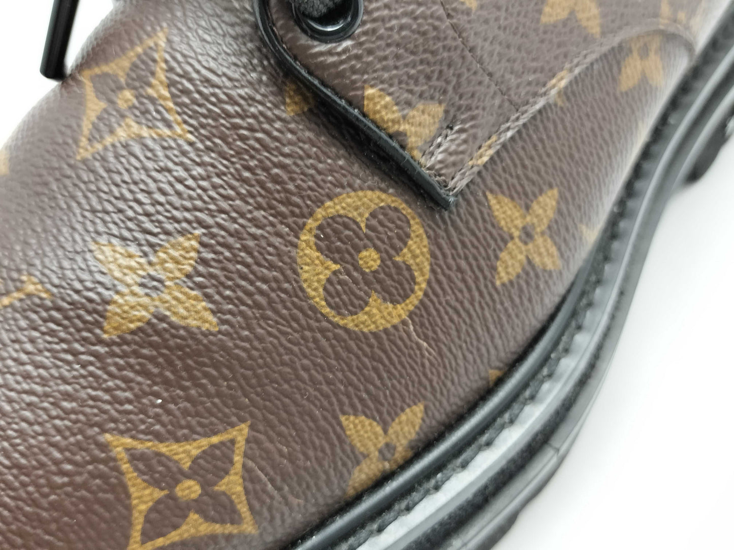 LOUIS VUITTON Monogram Louis Vuitton Black Ice Line Derby Other Shoes