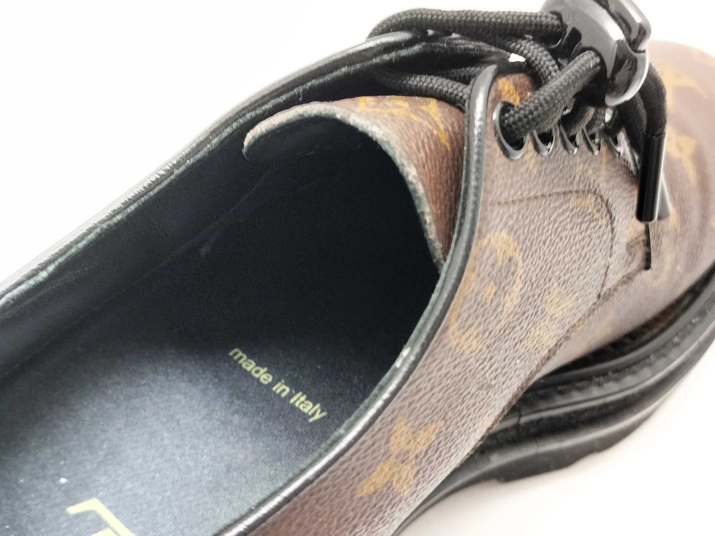 LOUIS VUITTON Monogram Louis Vuitton Black Ice Line Derby Other Shoes