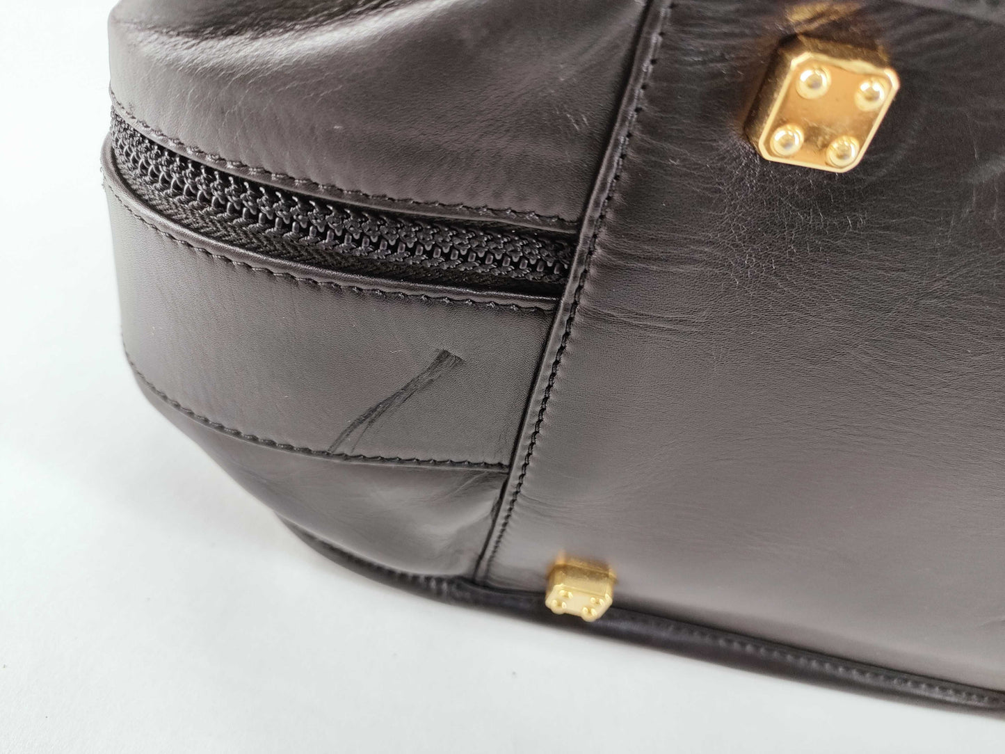 LOEWE Anagram Leather Boston Bag