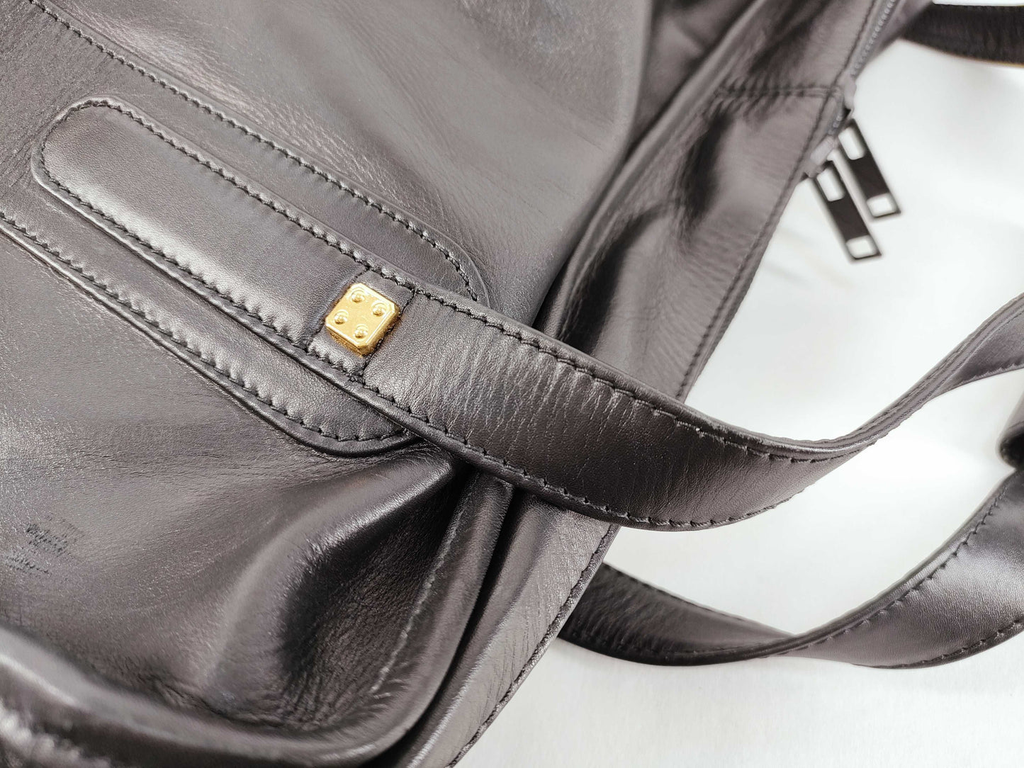 LOEWE Anagram Leather Boston Bag