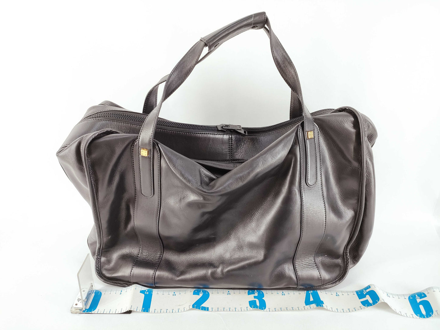 LOEWE Anagram Leather Boston Bag