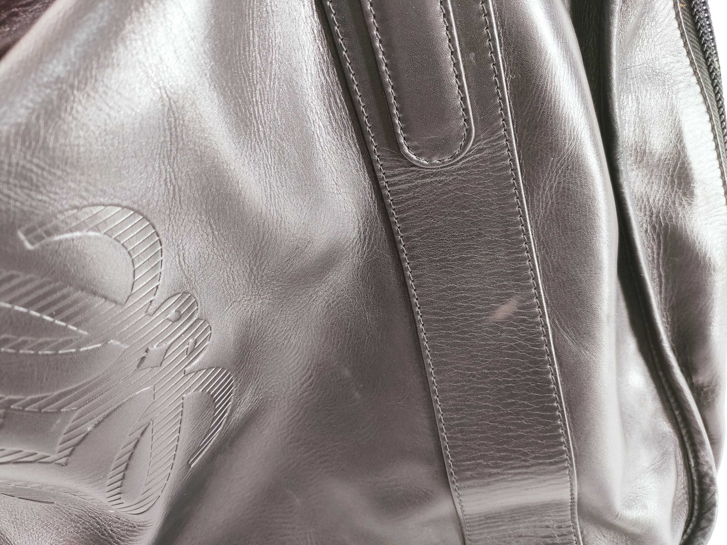 LOEWE Anagram Leather Boston Bag