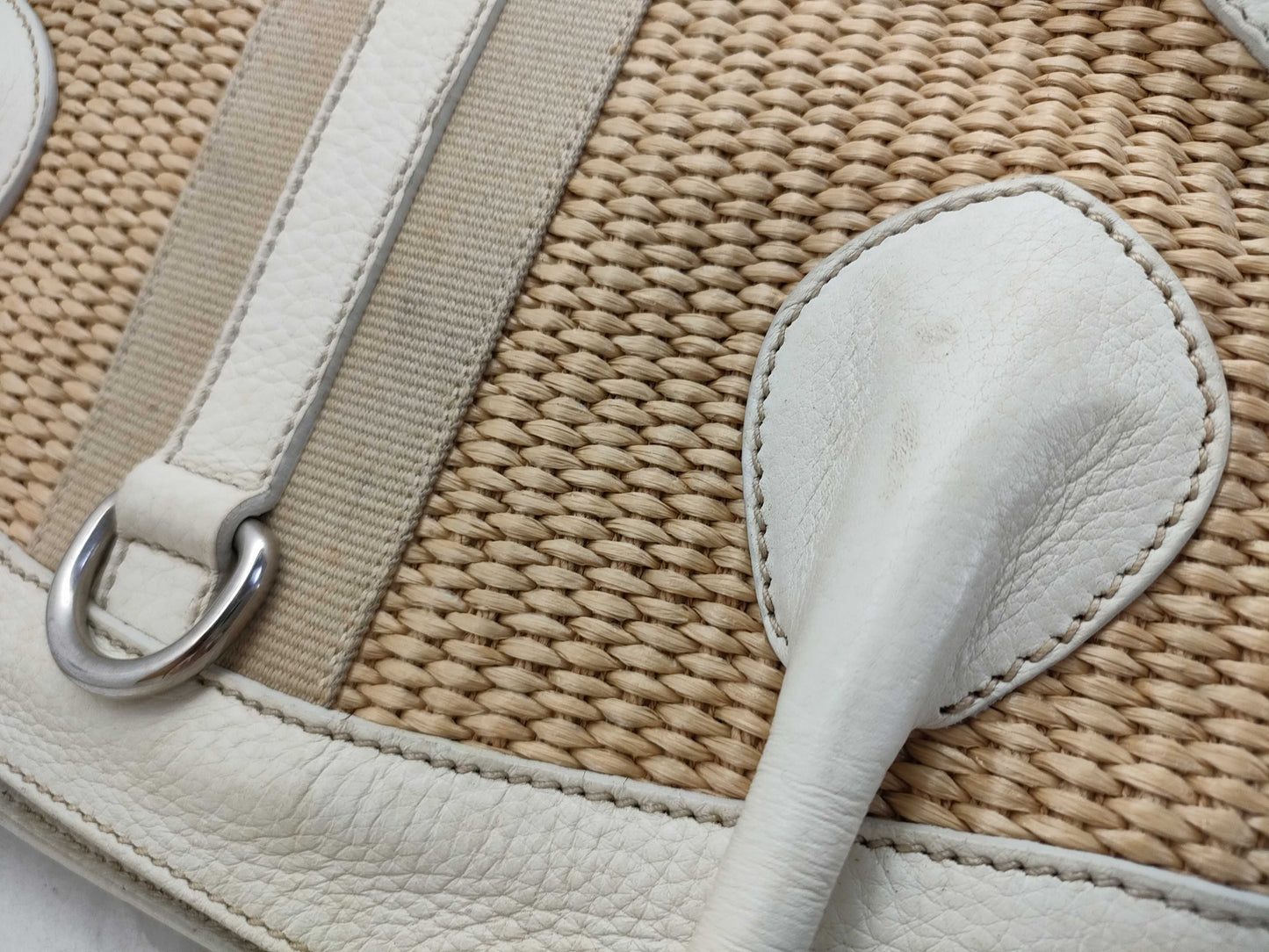PRADA Prada straw tote bag