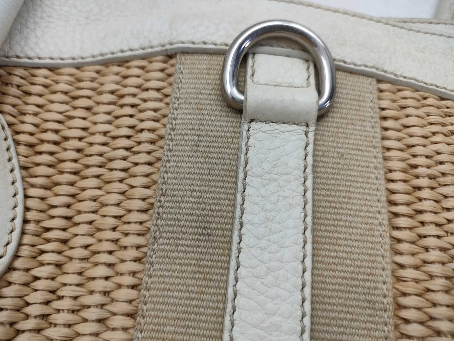PRADA Prada straw tote bag